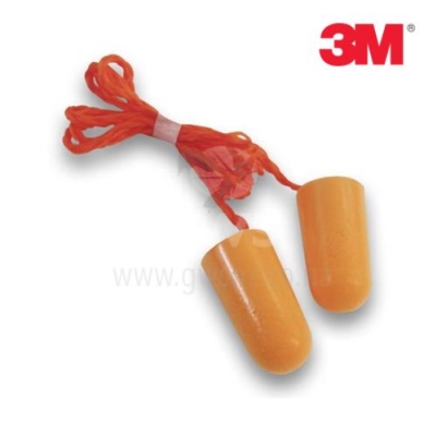 Earplugs Corded 3M #1110 Box (100/Pairs)