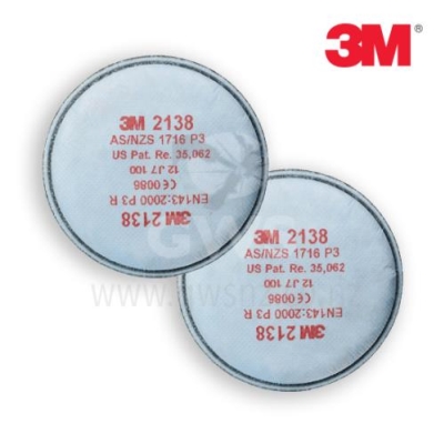 3M Filter GP2/GP3 Ozone Filter #2138 (1/Pair/Pkt)