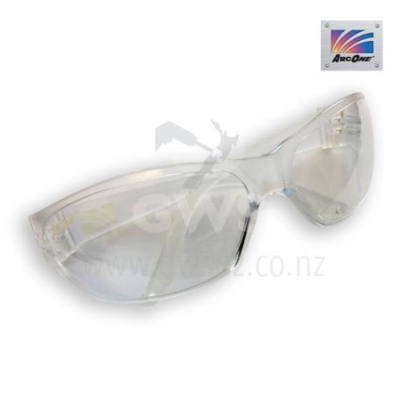 ArcOne Clear Polycarbonate Safety Glasses