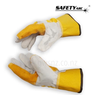 SAFETYarc Double Palm Cowhide Work Glove XL