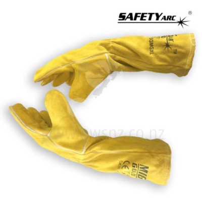 MIGarc Gloves Gold Welding Gauntlet 40cm L/XL (6/Pkt)