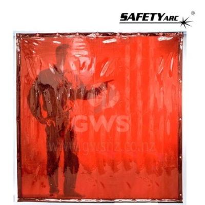 SAFETYarc Welding Curtain Red