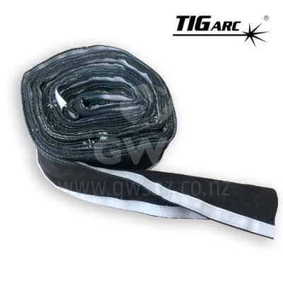 TIGarc Cable Cover Black 130mm Leather - Velcro