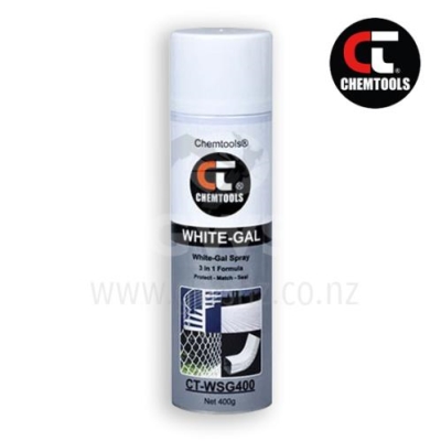 Chemtools White-Gal Galvanising Spray 400G Aerosol