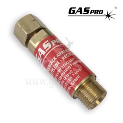 GASpro Flashback Arrestor Fuel Regulator End