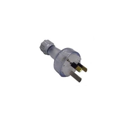 Plug Male Clipsal Clear 10A