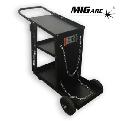 MIGarc / TIGarc 4 Wheel Black Trolley