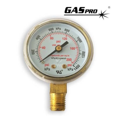 GASPro Gauge 1400 KPA / 200PSI Oxygen