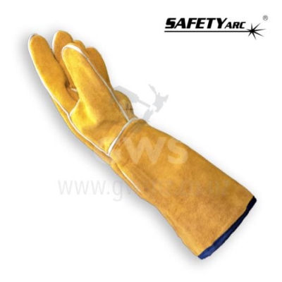 MIGarc® Gloves Gold Welding Gauntlet 40cm XL Pair of Lefties (6/Pkt)