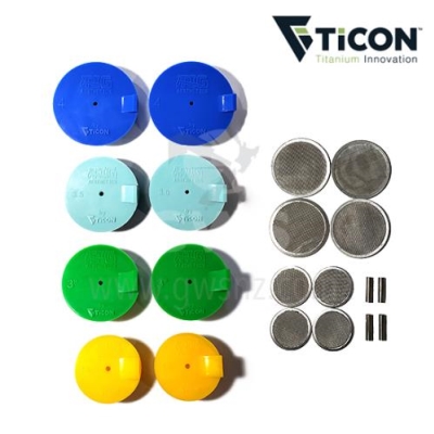 Ticon Silicon Purge Plugs Kit Exhaust  2.5" - 4"