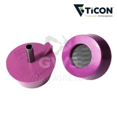 Ticon Silicon 1.75"-2" Tube Pink Purge Plug (Pair)