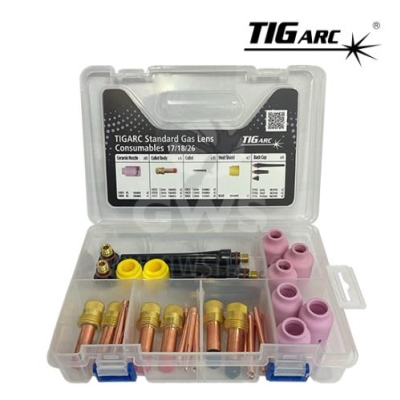 TIGarc Standard Series Gas Lens Kit 1.6/2.4/3.2mm