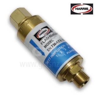 Harris Flashback Arrestor Hi-Flow Oxygen Regulator End