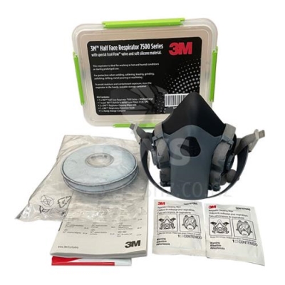 3M Half Face Respirator Kit 7500 Series Large