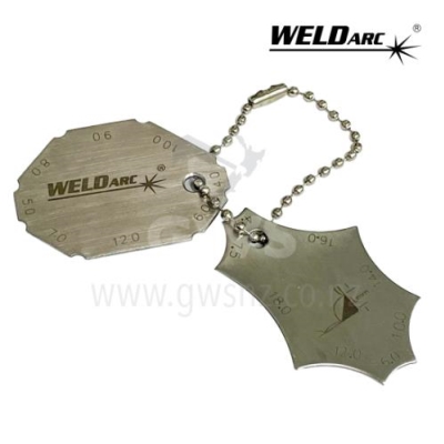 WELDarc Weld Fillet Gauge Keyring Type