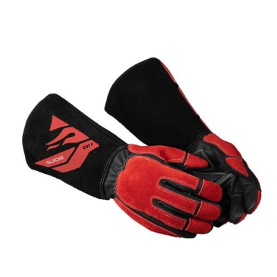 Guide 3572 Premium Welding Gloves Red/Black Size 10