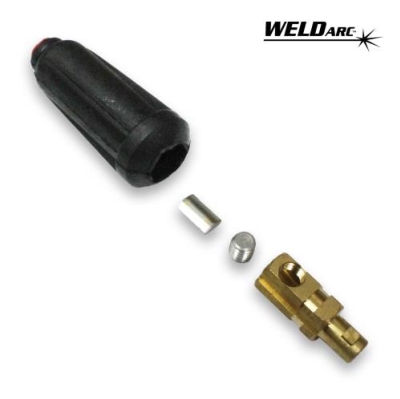 WELDarc Small Dinse Plug 10-25mm OKC Male