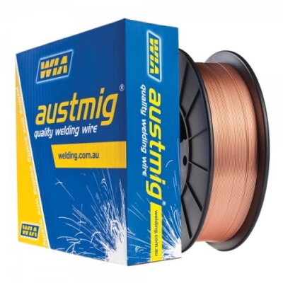 WIA Austmig ES6 Copper Coated, Mild Carbon Steel Mig Wire 0.9mm 15Kg Spool