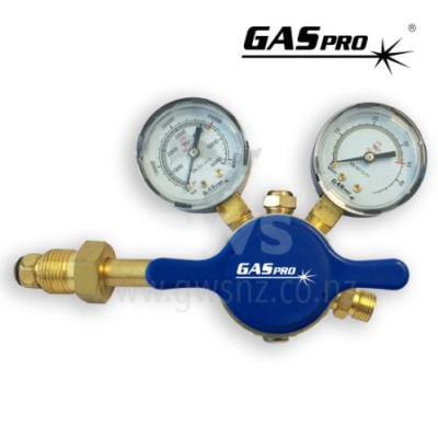 GASpro Regulator Argon Twin Gauge Side Inlet