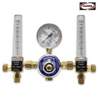 Harris Regulator Argon Twin Flowmeter Tube