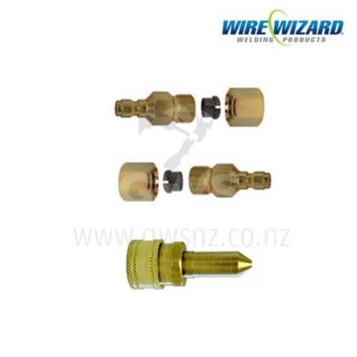 Wire Wizard Liner Female/Male/Male Quick Connect liner to Wire Feeder