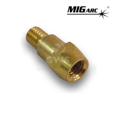 Binzel Style 36,PP36 Std M8 Brass Tip Adapter